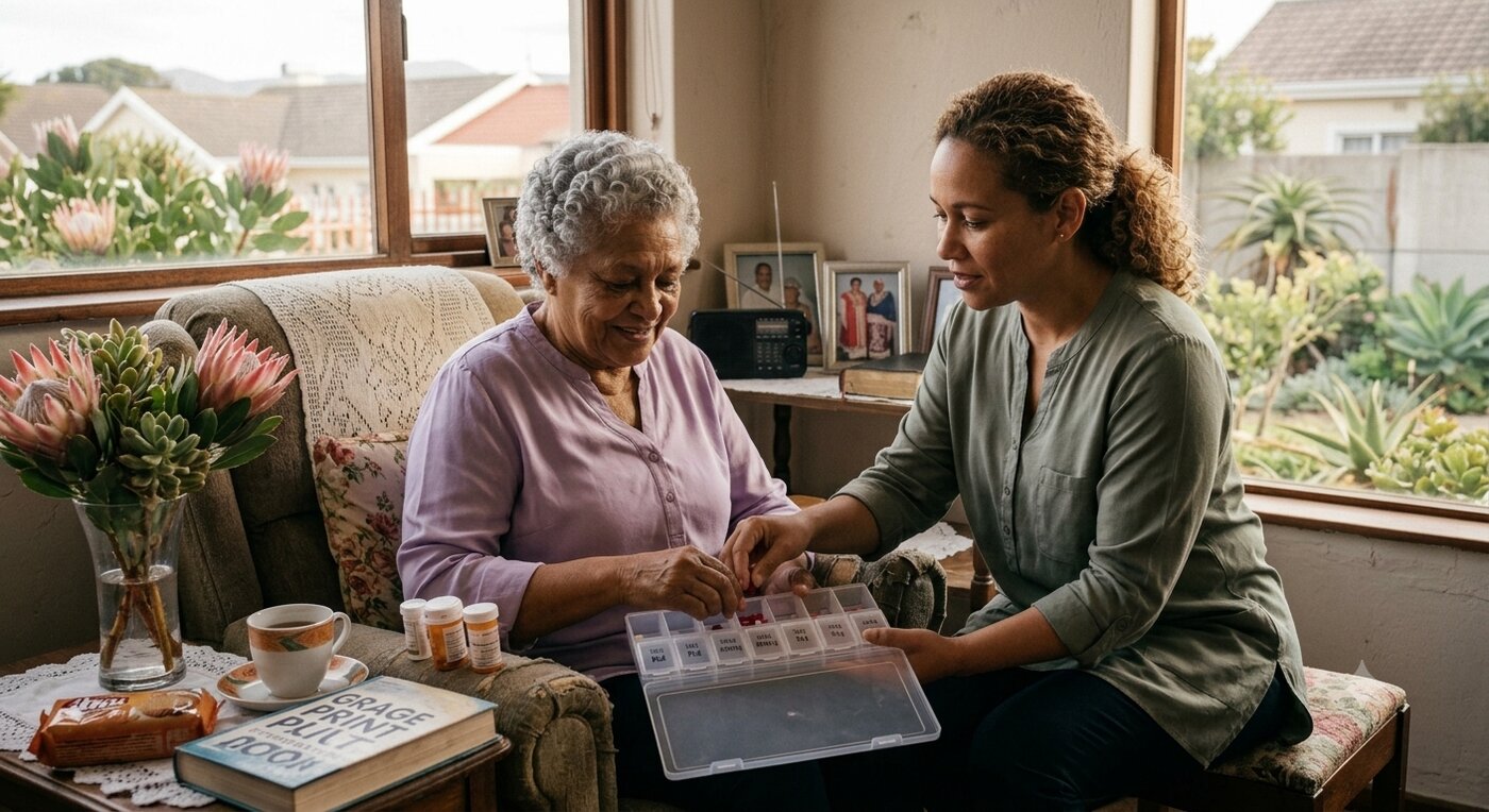 Healthcare professionals supporting patients